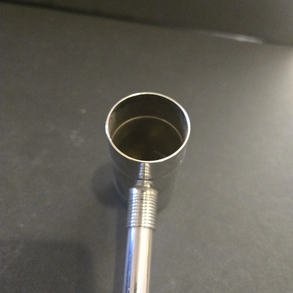 VINTAGE CAVALIER NATIONAL SILVER CHROME BAR TOOL JIGGER CORK CAN OPENER
